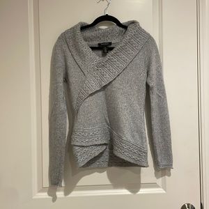 White House Black Market Grey Sweater